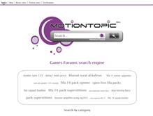 Tablet Screenshot of game.motiontopic.net