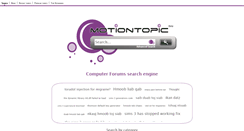 Desktop Screenshot of computer.motiontopic.net